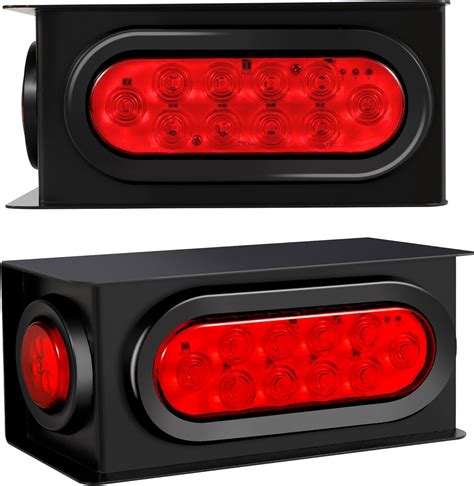 steel brake and reverse light housing box|Truck & Trailer Light Boxes .